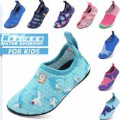 Coolloog Kids' Aqua Shoes - Quick-Dry, Non-Slip Beach Footwear