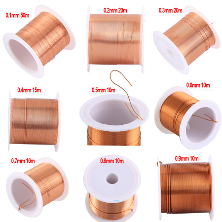 Copper Wire Coil - Enameled Magnet Wire, 0.1-0.9mm