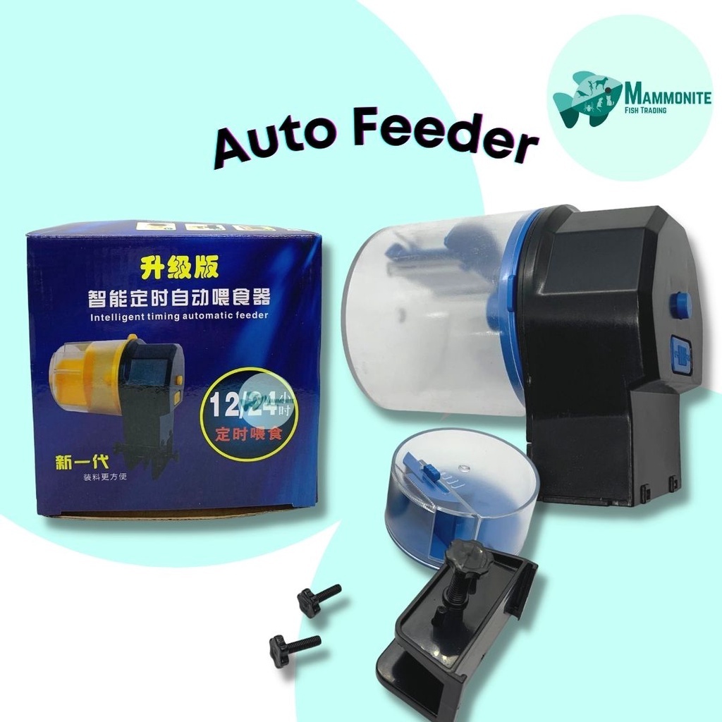 Autofeeder Intelligent Timed Auto Pellet Feeder Control for Fish 12 and 24 Hours Feeding Lazada PH