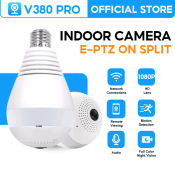 V380 PRO 1080P HD WI-FI CCTV Light Bulb Camera