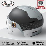 Anak HF-12 Adjustable Size Motorcycle Helmet for Men and Women