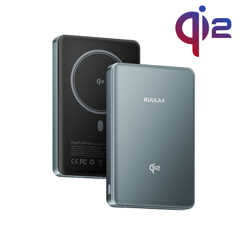 Kuulaa Qi2 Mag/netic PowerBank 10000mah 15W Wireless Charging for iPhone 16 Pro Max PD20W Fast Charg