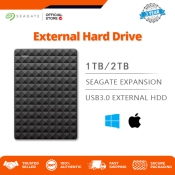 Seagate 1TB/2TB Portable External Hard Drive USB 3.0