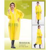 EVA Raincoat Portable Rain Poncho Jacket For Unisex