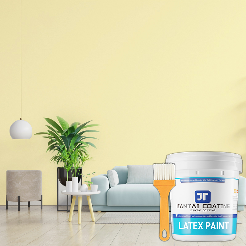 👉1KG👈Eco-Friendly Interior Latex Paint for Home Use - Self-Applying Wall Repair Coating, White/Pink/Yellow/Blue/Green/Gray, Mold-Resistant - Image 3