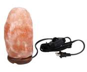 Authentic Himalayan Salt Lamp with Dimmer Switch and Bulb