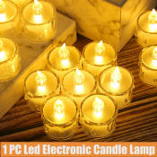 LED Flameless Tea Light Candle - Battery Operated Night Light