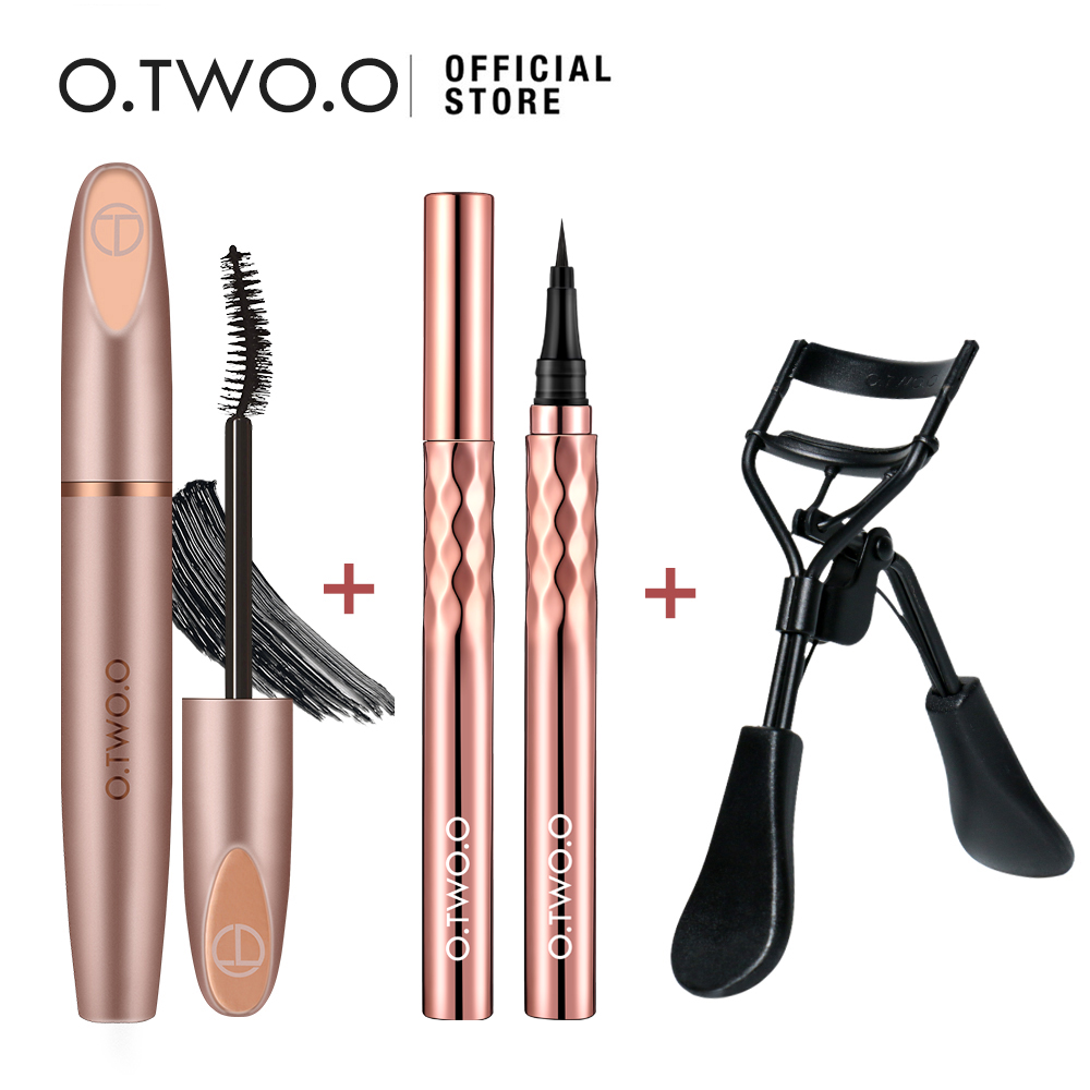 Discount on O.Two.O  shoes - SKU:  Eye Makeup Set Mascara+eyeliner+eyelash Curler Tools Cosmetics Makeup Set