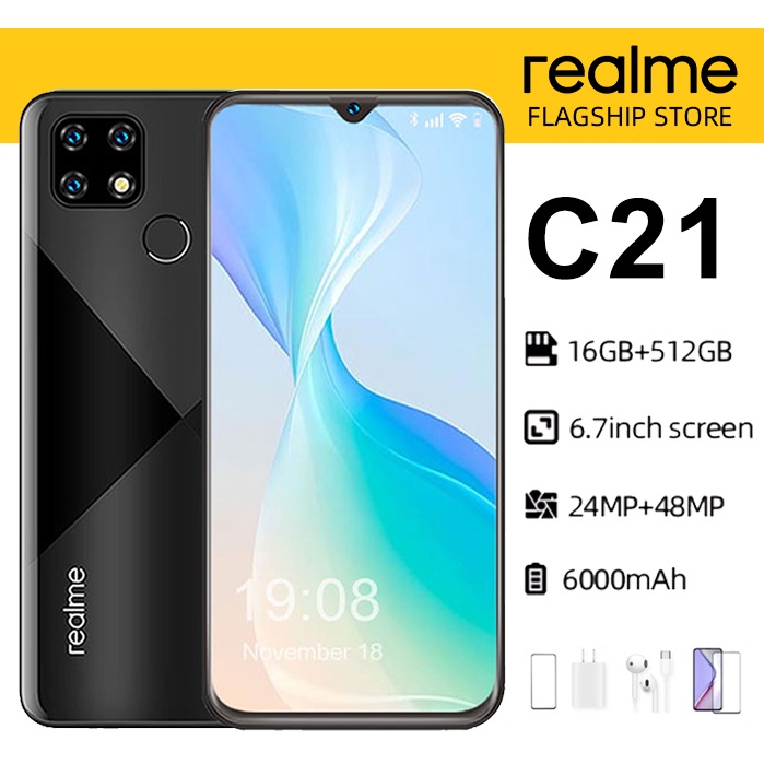 realme c21 sd card capacity