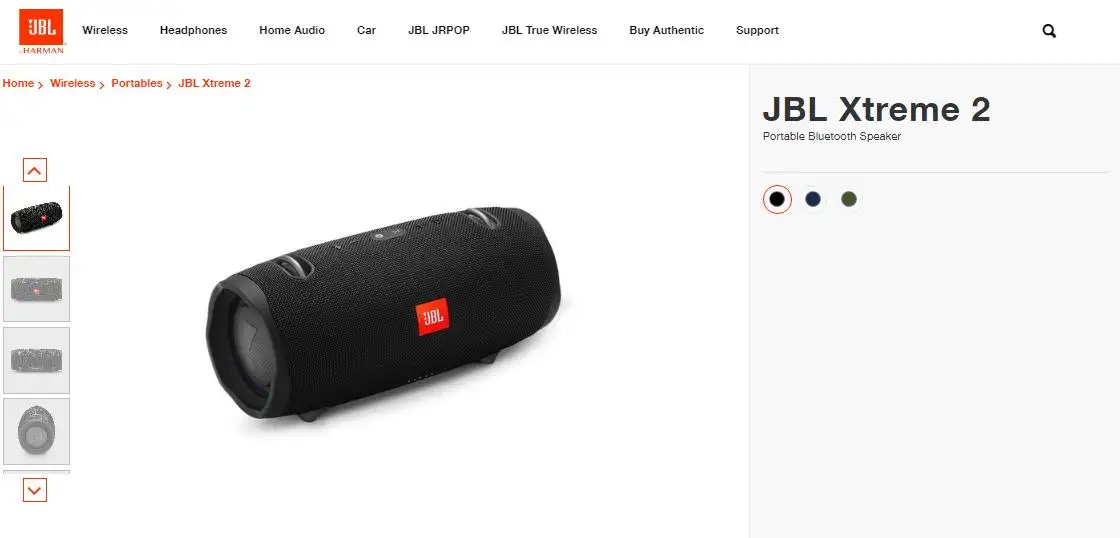 jbl xtreme 2 play time