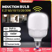 Radar Sensor Light Bulb - Smart Voice-activated LED Lamp