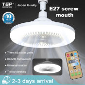 TEP LED Ceiling Fan with Bladeless Light for Bedroom