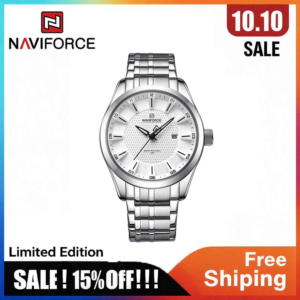 Naviforce Men'S Digital Sports Waterproof Watch Casual Quartz