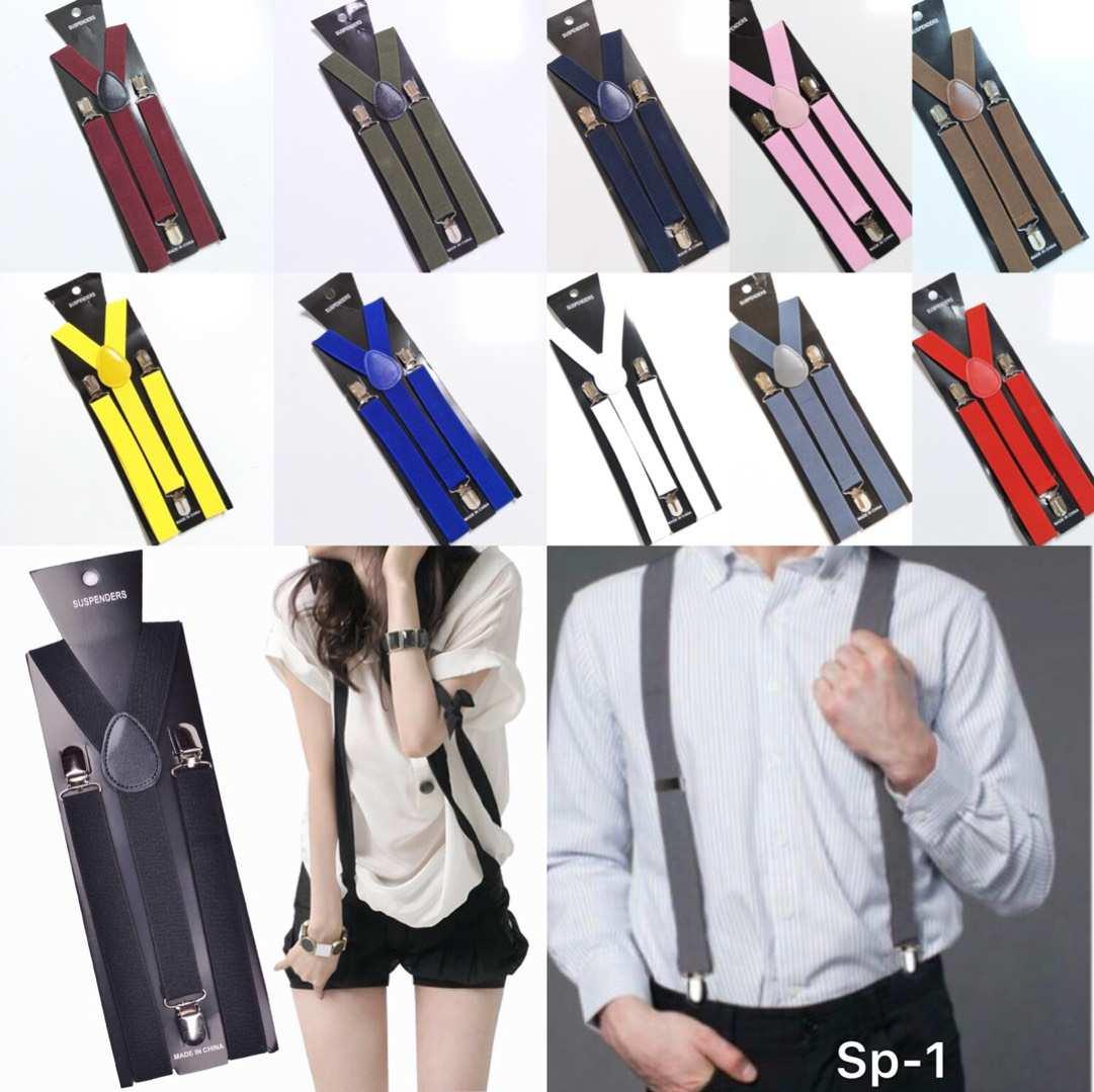Vintage Hook Suspenders for Men Wedding 3.5cm Wide X-Black Heavy Duty Big  Tall Adjustable Elastic Trouser Braces Straps-Black