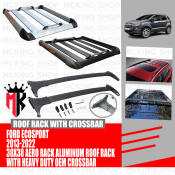 Ford Ecosport Aluminum Aero Rack Bundle with OEM Crossbar