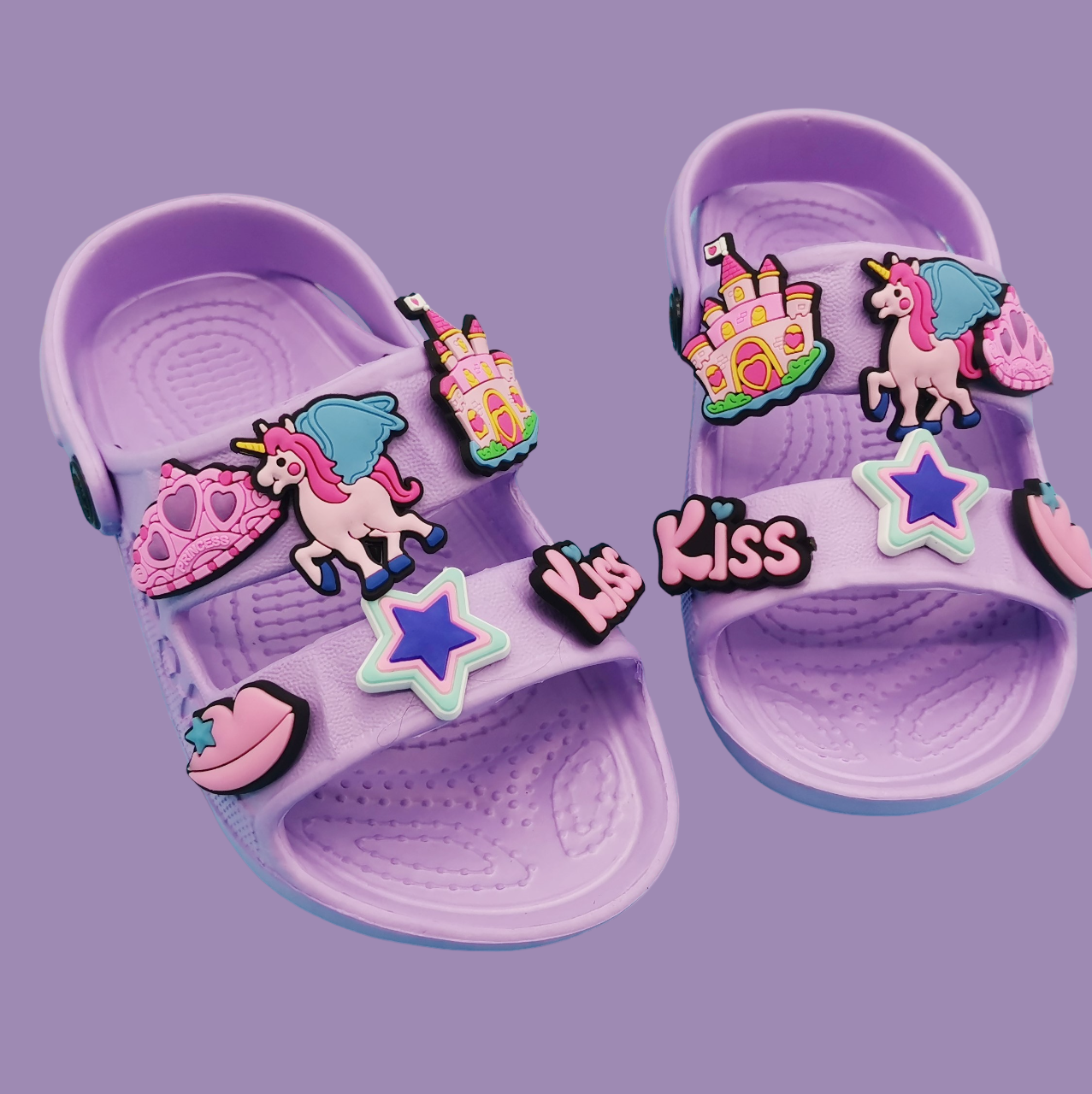 Heartbeat Petals Turquoise Kid's Sockamoccs Slip On Shoes main image 1