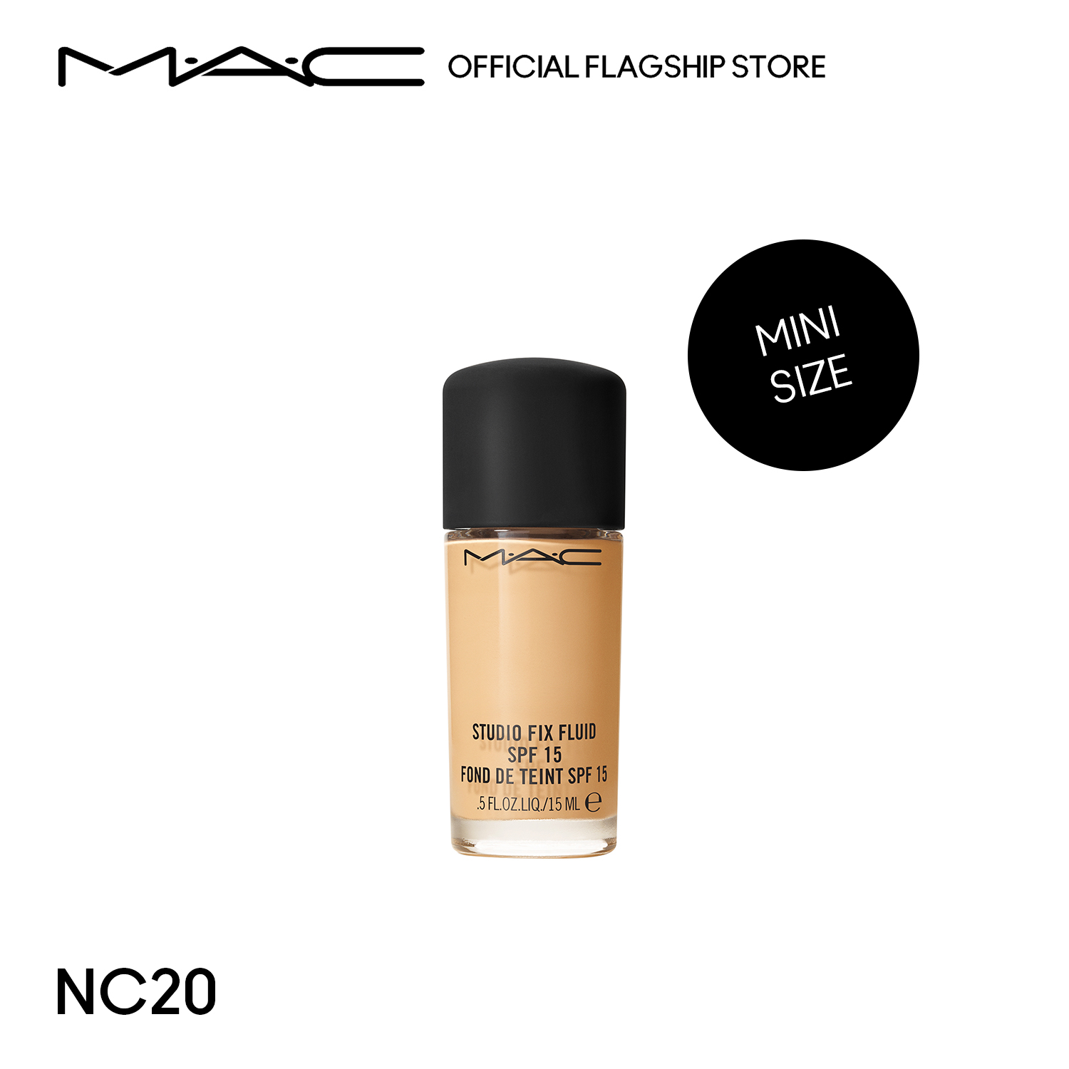 Discount on M·a·c  shoes - SKU: 【travel Size】mac Studio Fix Fluid Foundation – 15ml / Liquid Foundation For Normal And Oily Skin – M