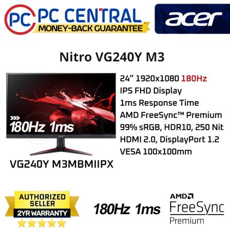 Acer Nitro VG240Y 23.8" Full HD Gaming Monitor