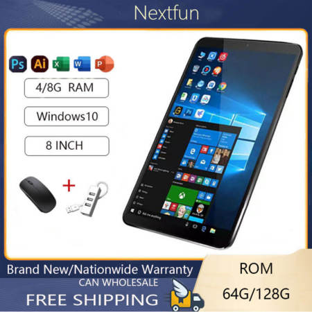 Nextfun 8" Windows 10 Tablet for Learning and Entertainment