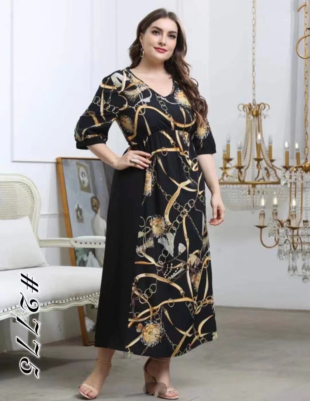 Black gold 2024 plus size dresses