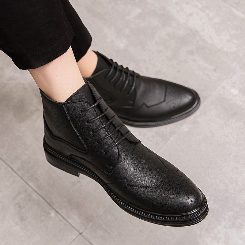 Shop Black Shoes High Cut Men Formal 