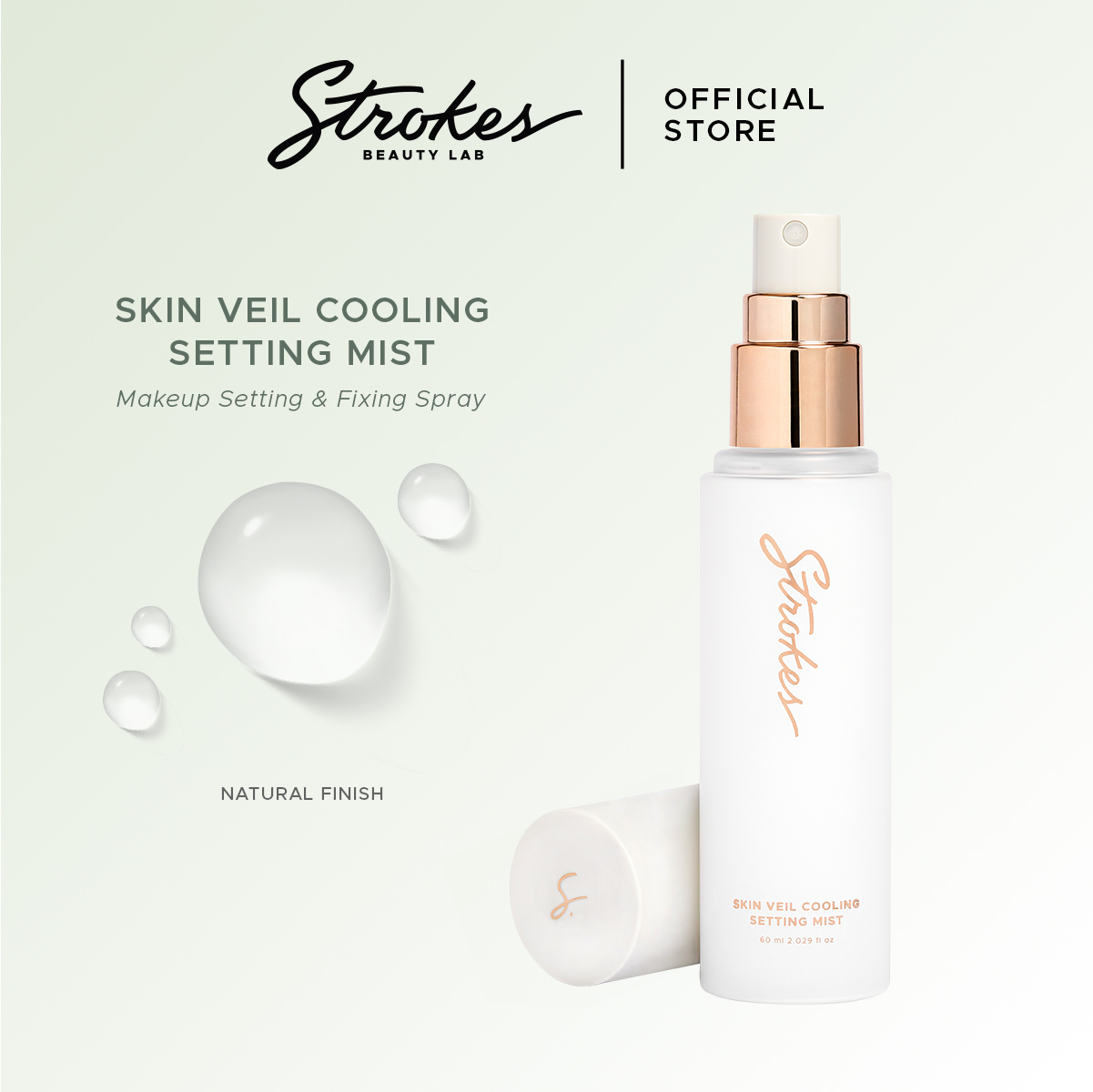 Discount on Strokes Beauty Lab  shoes - SKU: Strokes Skin Veil Cooling Setting Mist [Makeup Setting & Fixing Spray]