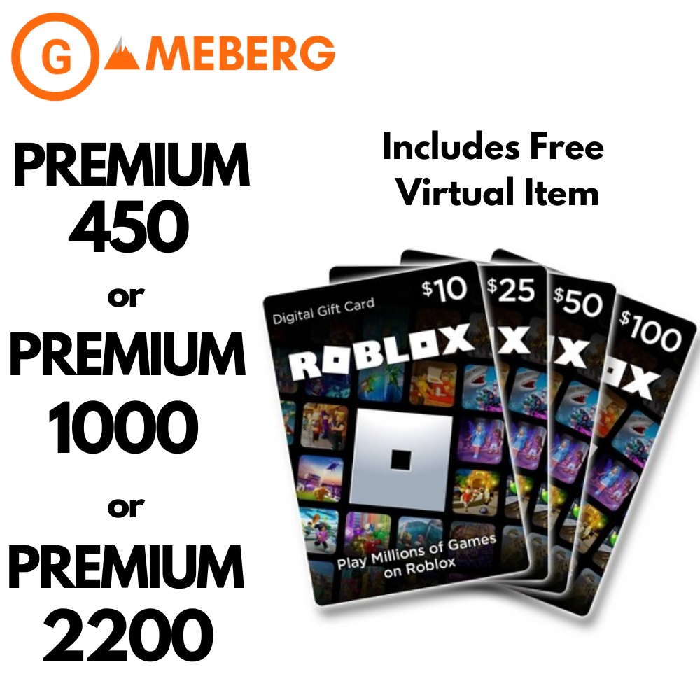 Gift card roblox 1000 robux free
