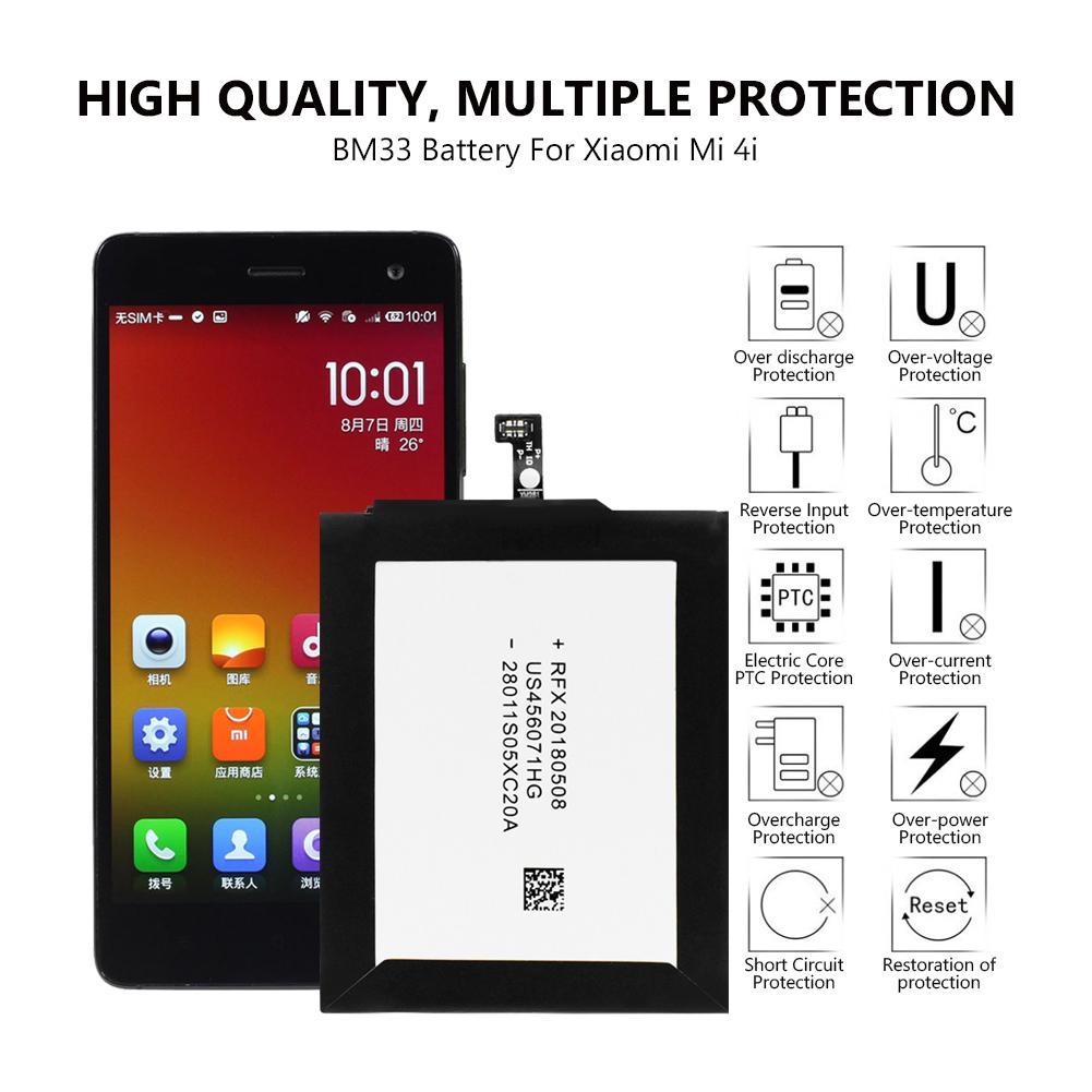 Xiaomi Mi 4i BM33 Battery 3120mah High Quality