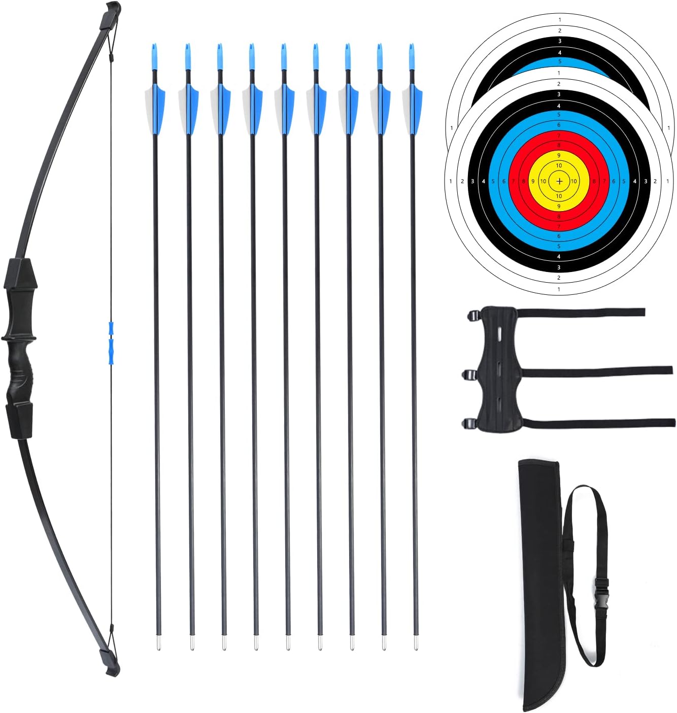 40" Youth Recurve Bow Set - Safe Archery Gear for Kids