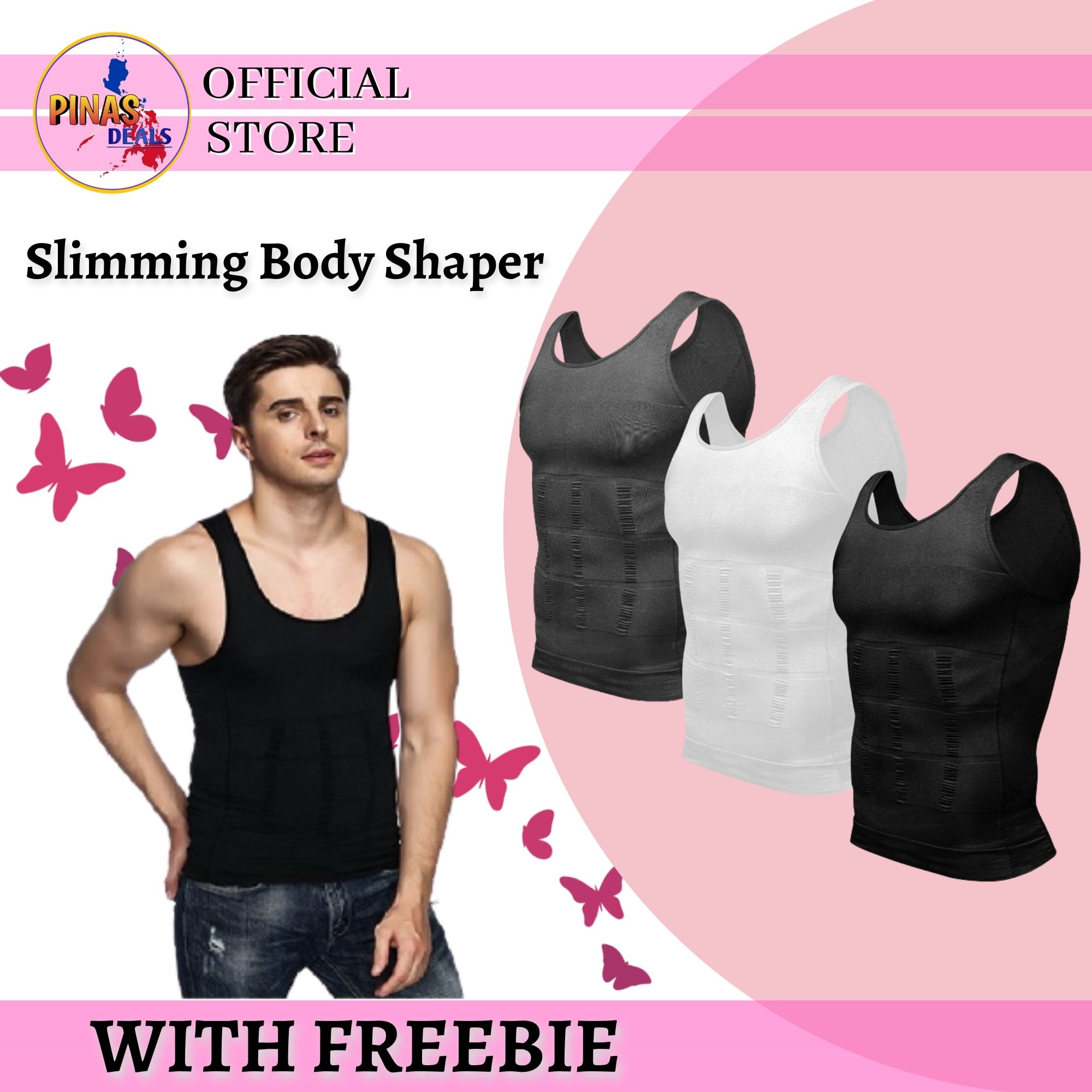 Men Underwear Ming Body Shaper Belly Tummy Control Waist Trainer Corset  Compression Vest Shapewear