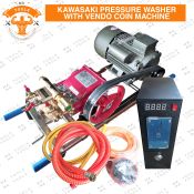 Kawasaki Coin-Operated Carwash with Vendo Slot Machine