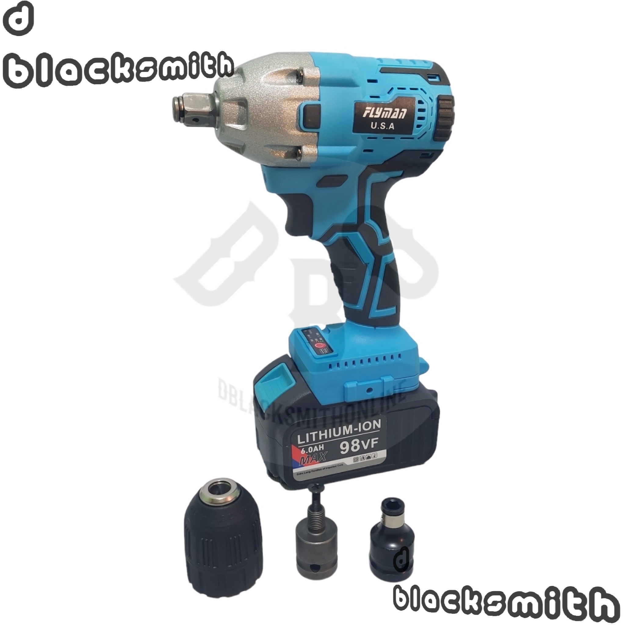 Original Flyman Cordless Impact Wrench Drill Chuck 1/2\