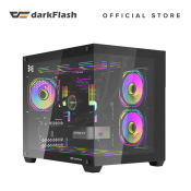 darkFlash C285MP 270 Degree Panoramic design Without A-pillar Exquisite M-ATX PC Case