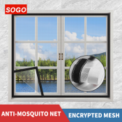 SOGO Detachable Washable Window Screen Net - Anti-Mosquito Curtain