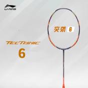 Li Ning Tectonic 6 Orange Carbon Badminton Racket (AYPS007)