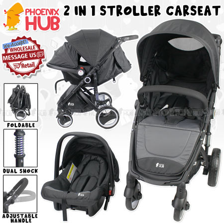 Phoenix Hub 800C Baby Stroller with Car Seat, Travel System