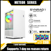 Meta 500 Mid-Tower ATX PC Case with 5 Fans