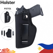 Compact Tactical Gun Holster with Quick Draw Metal Clip
