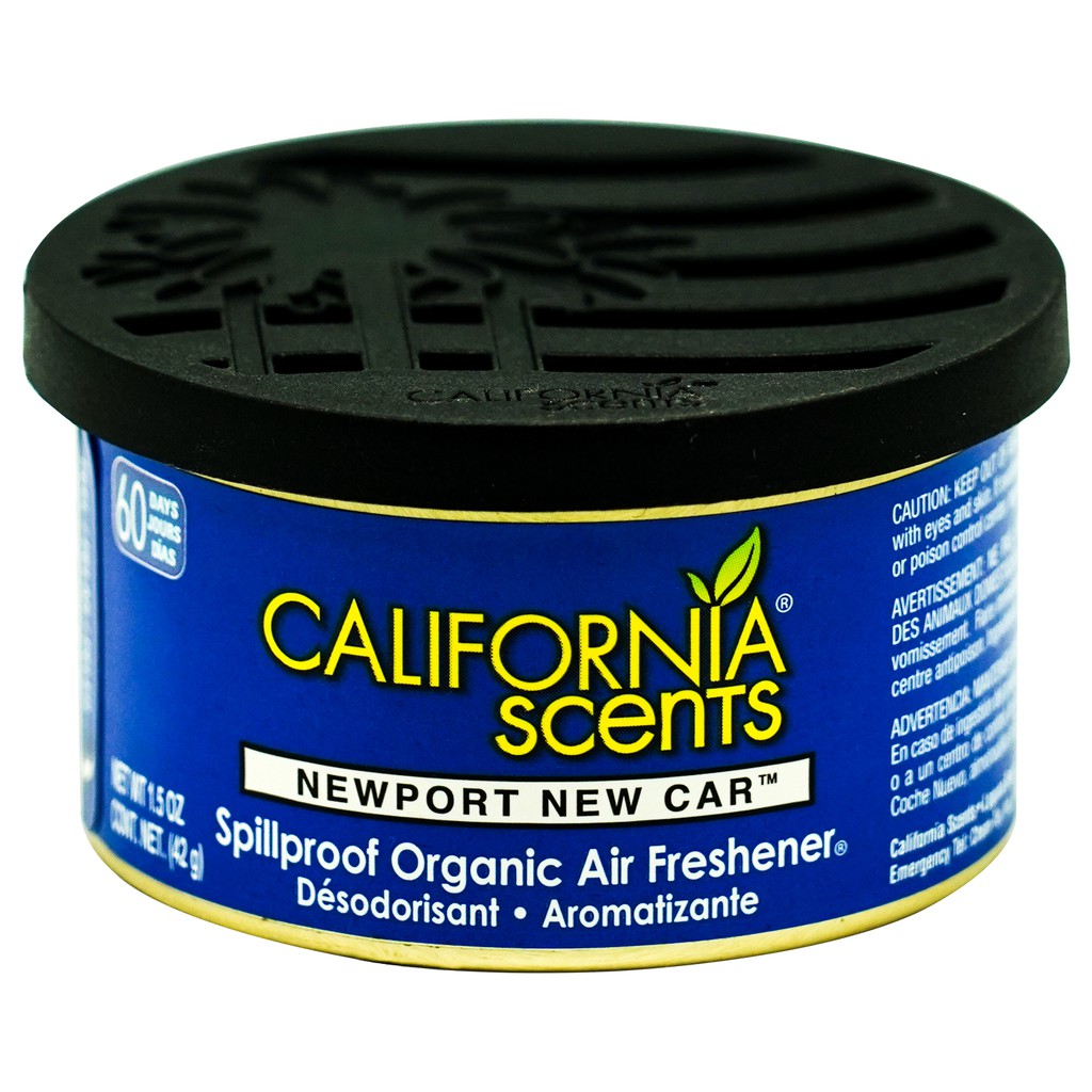 California Scents Car Fragrance Spillproof Can Organic Air