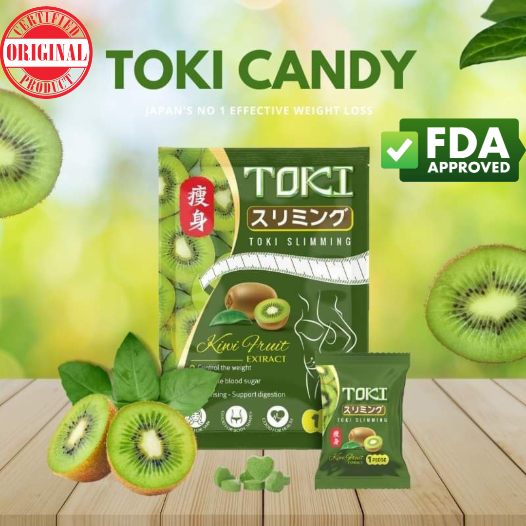 Toki Slimming Candy from Japan made with Kiwi Fruit Extract to