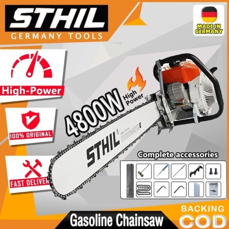 Original Stihl Germany Gasoline Chainsaw 20/24/36 Inches Model-MS070 Portable High Power Saw Made in Germany Outdoor Power Tools Chain Saw Mini ChainSaw