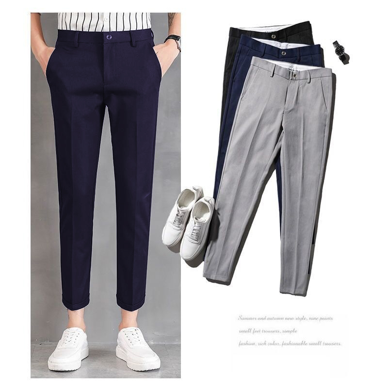 Buy Navy Blue Trousers online in India