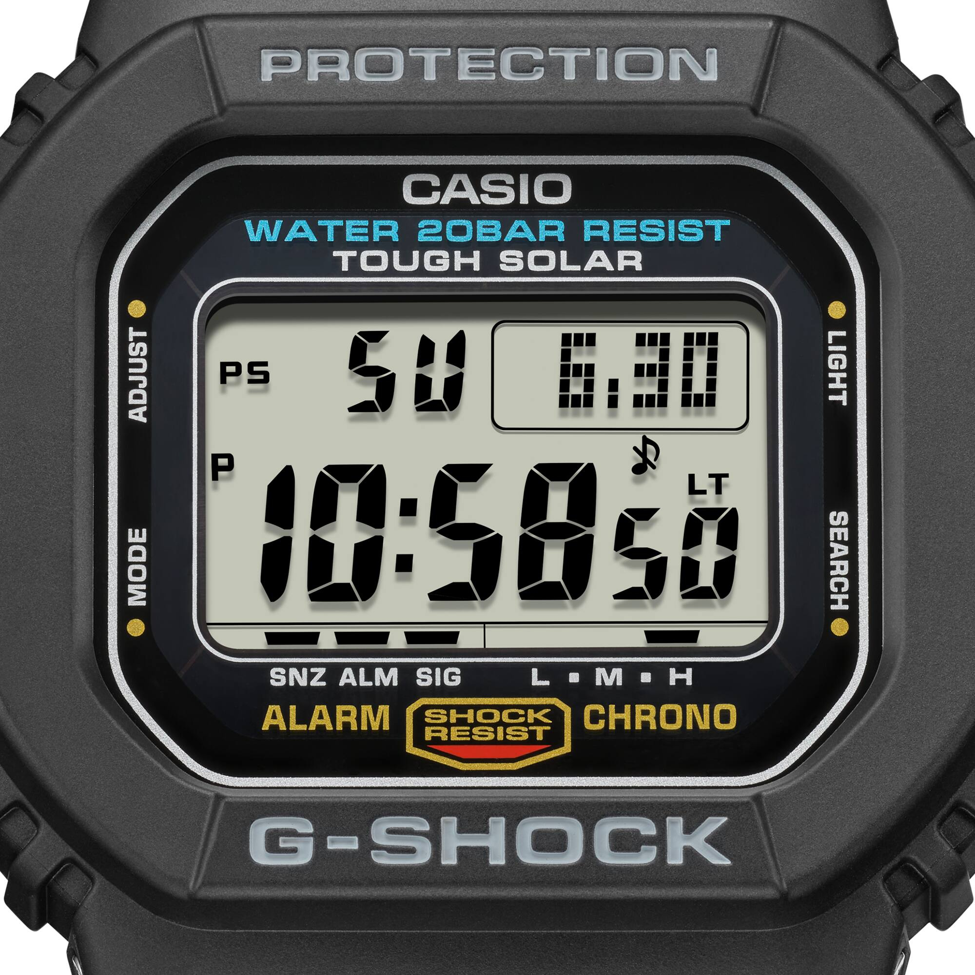 Casio G-SHOCK 5600 Series Shock Resistant Tough Solar Digital