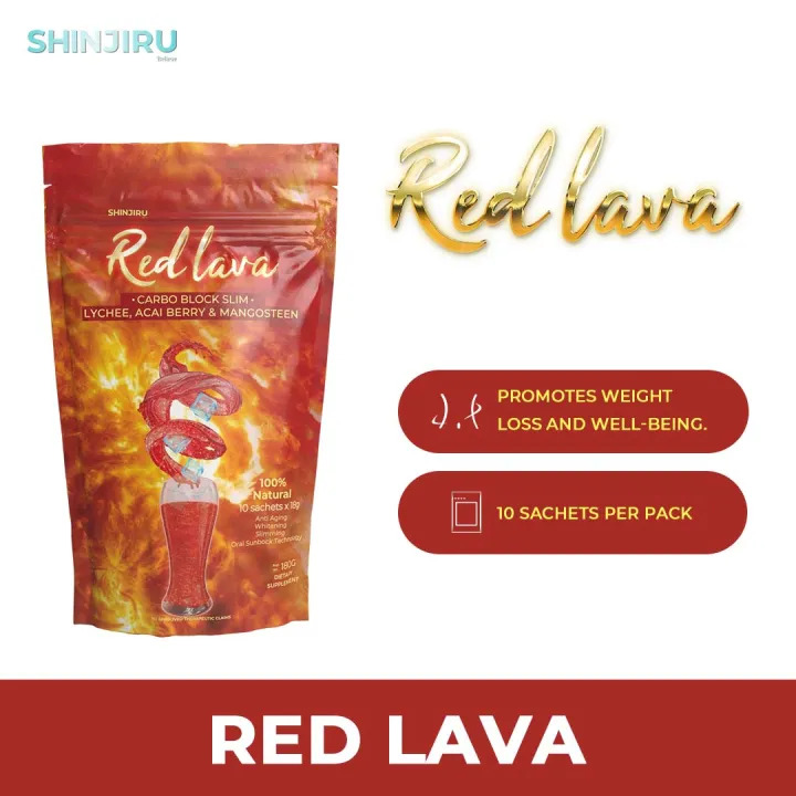 Shinjiru Red Lava 3pcs Bundle Carbo Block Slim 10