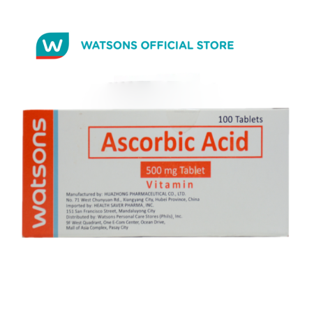 WATSONS Ascorbic acid 500mg 1 Tablet