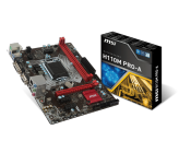 MSI H110M PRO-A LGA 1151 DDR4 Intel Motherboard Set