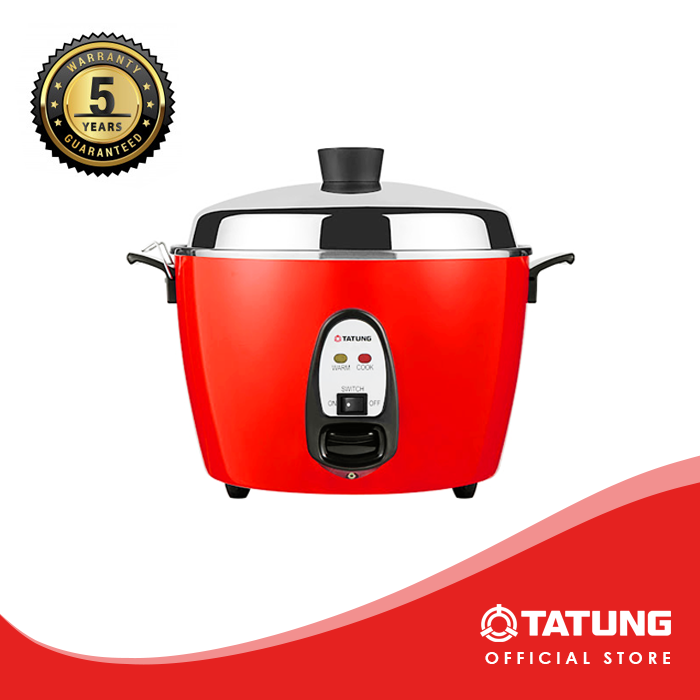 Get Tatung Pearl White Electric Cooker (UL) 10 Cup TAC-10G-SF