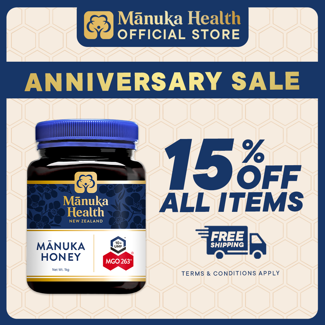 MGO 263+ UMF 10+ Manuka Honey (1kg) - 100% PURE NEW ZEALAND HONEY FROM MANUKA HEALTH