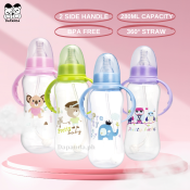 DAPANDA Baby Leak Proof Bottle with Handles, 280ML