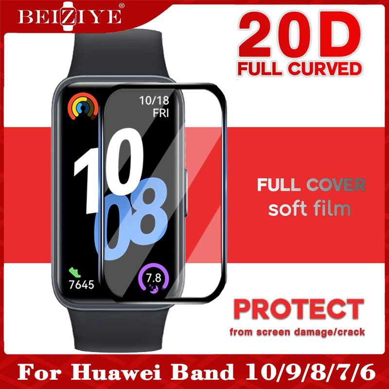 3D ปกป้องหน้าจอสำหรับ for Huawei Band 10 สมาร์ทวอท์ชฟิล์มป้องกันนุ่มสำหรับนาฬิกา Huawei band 9 ฟิล์ม band 8 ฟิล์ม band 7 Smartwatch Soft Protective Film ราคา 65 บาท*ส่งฟรี
